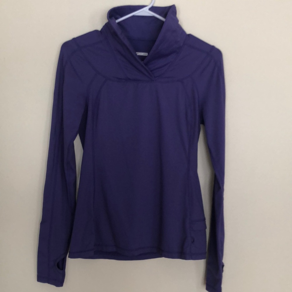 Lululemon purple long sleeve w/ collar